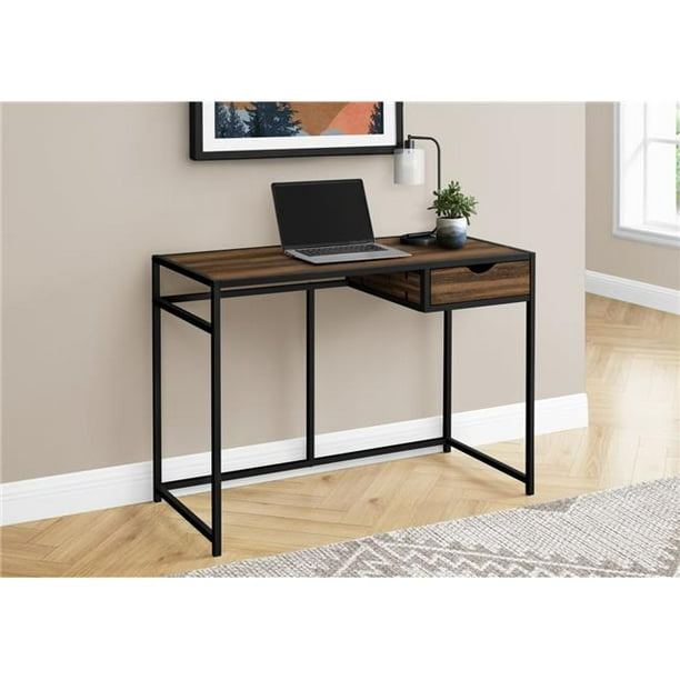 Monarch Specialties Laptop Table/Writing Metal Frame-1 Storage Drawer-Small Home Office Computer Desk 42 L Grey Monarch Specialties Laptop Table/Writing Metal Frame-1 Storage Drawer-Small Home Office Computer Desk 42 L Grey